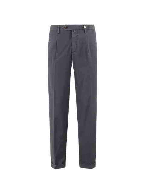 Myths Zeus pleated turn-up trousers