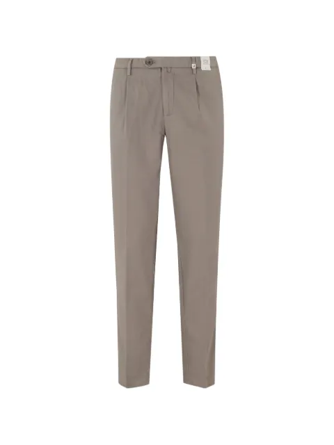 Myths pleated pressed-crease trousers