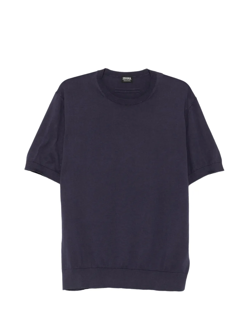 Zegna crew-neck T-shirt - Blu
