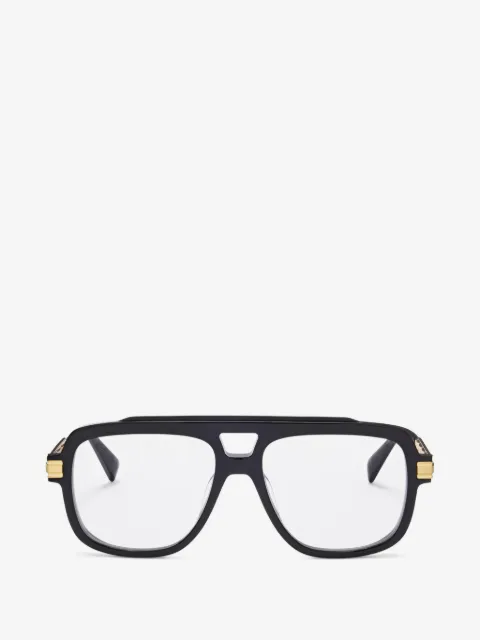 Balmain Eyewear browline-frame glasses