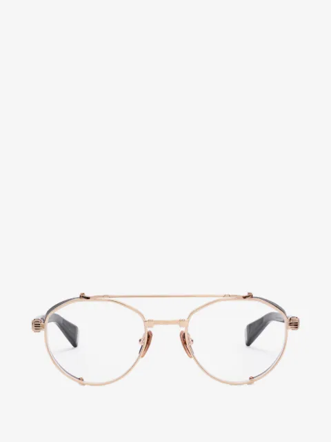 Balmain Eyewear pilot-frame glasses