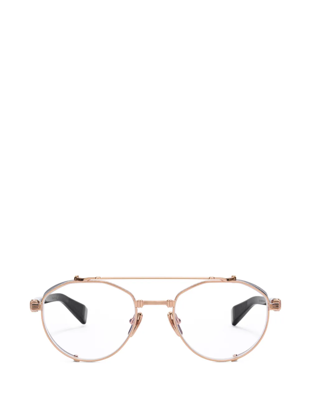 Balmain Eyewear ラウンドメガネフレーム | ピンク | Image 1
