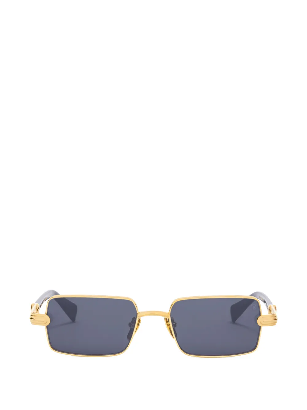 Balmain Eyewear rectangle-frame sunglasses - Oro
