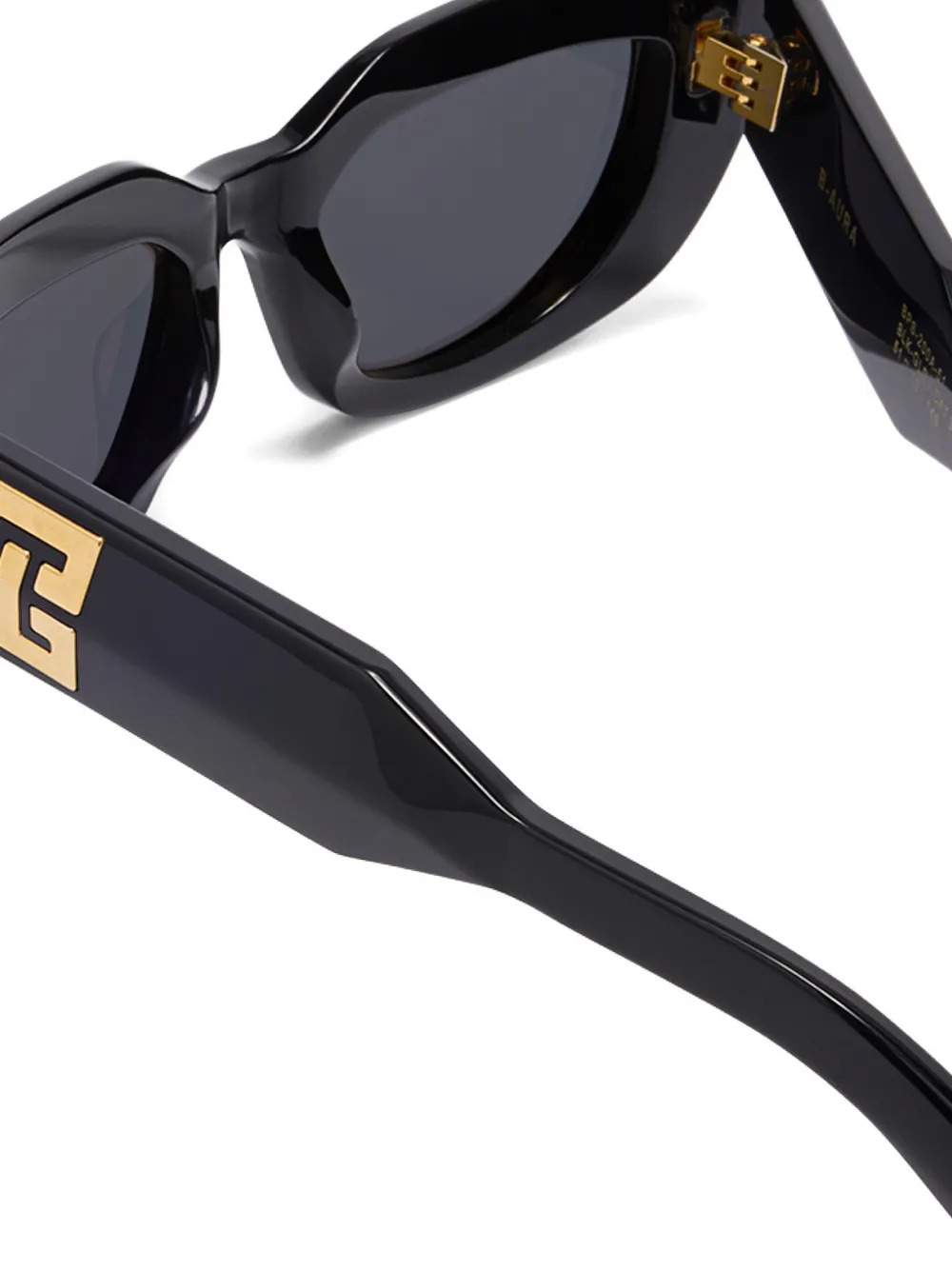  Balmain Eyewear Embellished Cat-eye Sunglasses - Black 