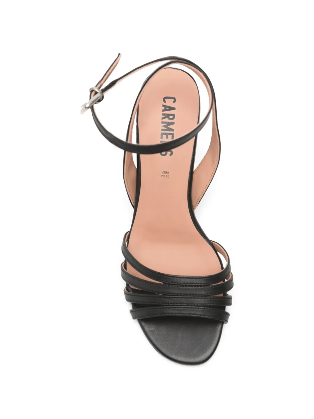 Carmens leather sandals Zwart