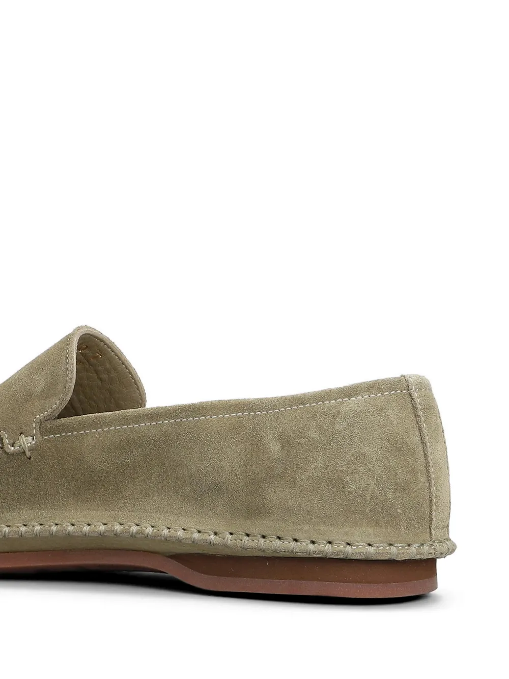 Premiata slip-on suede loafers Groen