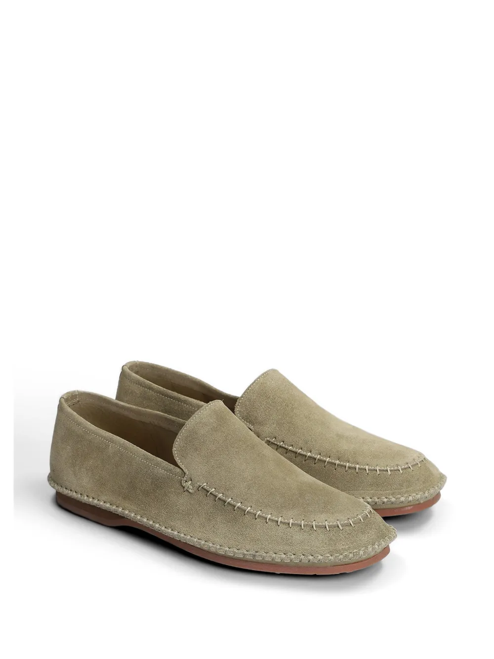 Premiata slip-on suede loafers Groen