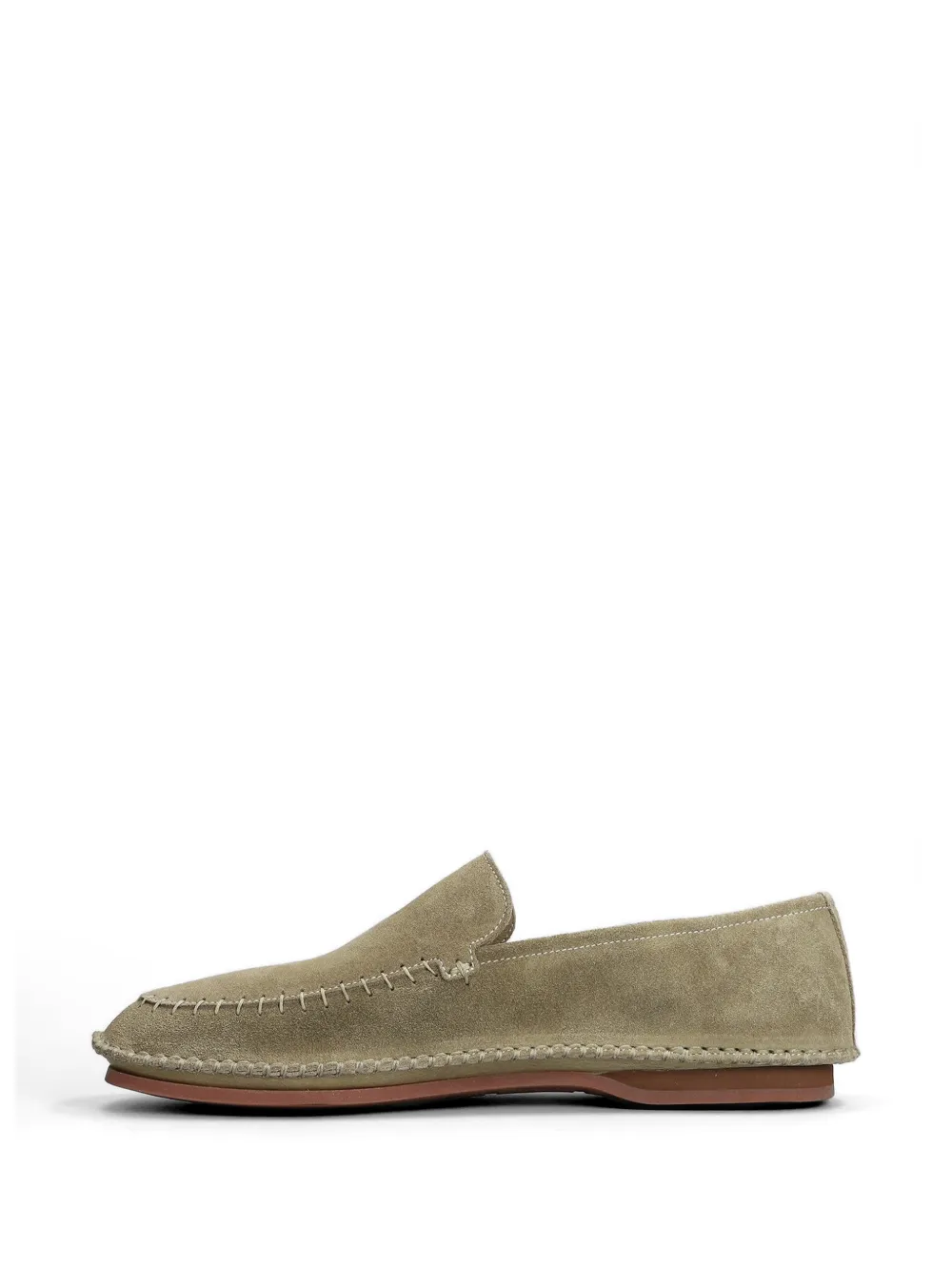 Premiata slip-on suede loafers Groen