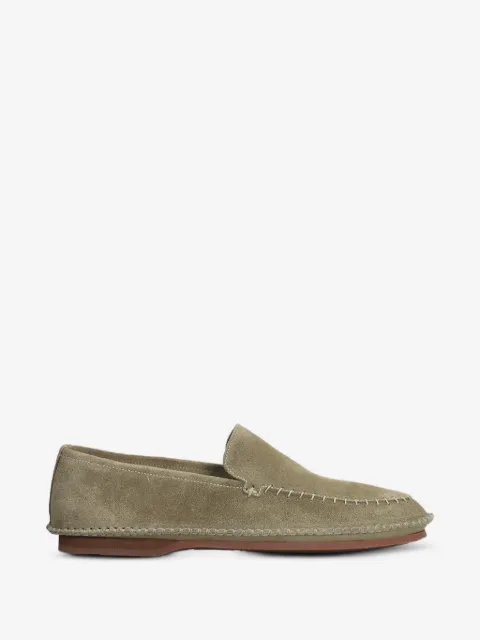 Premiata mocasines slip-on de gamuza