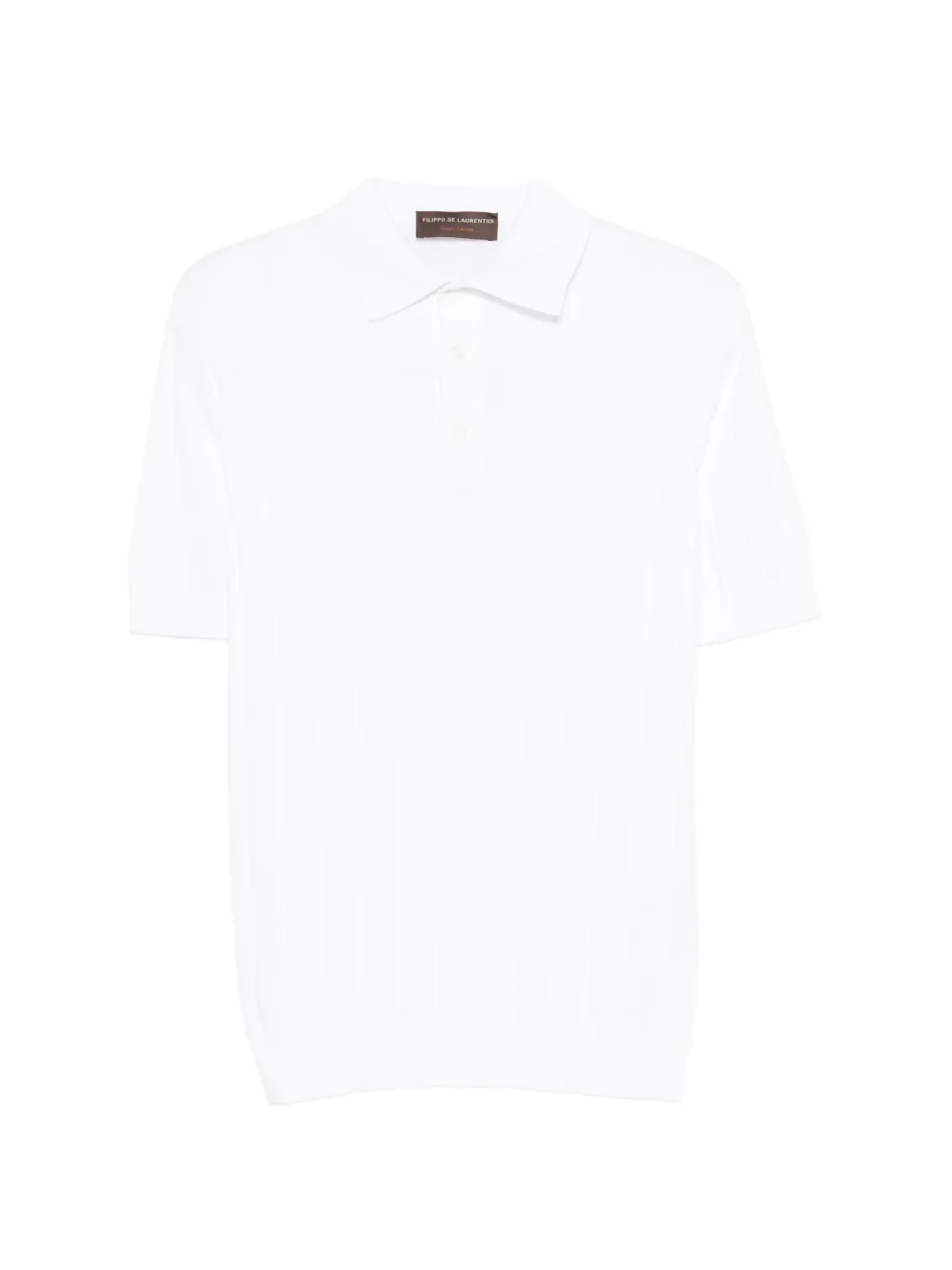 Filippo De Laurentiis cotton polo shirt - Weiß