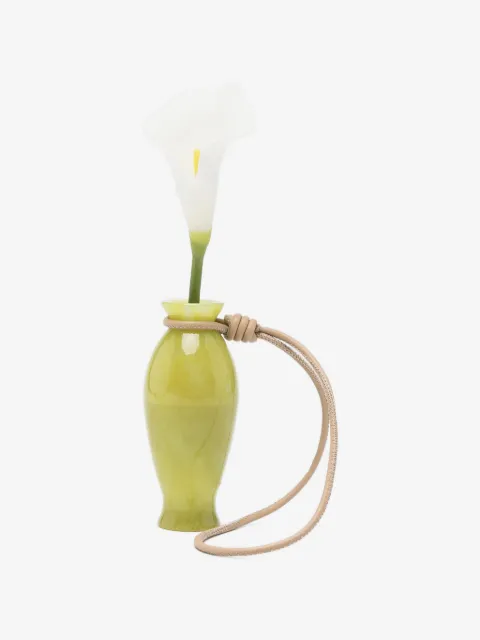 Cult Gaia Florence knotted vase bag charm