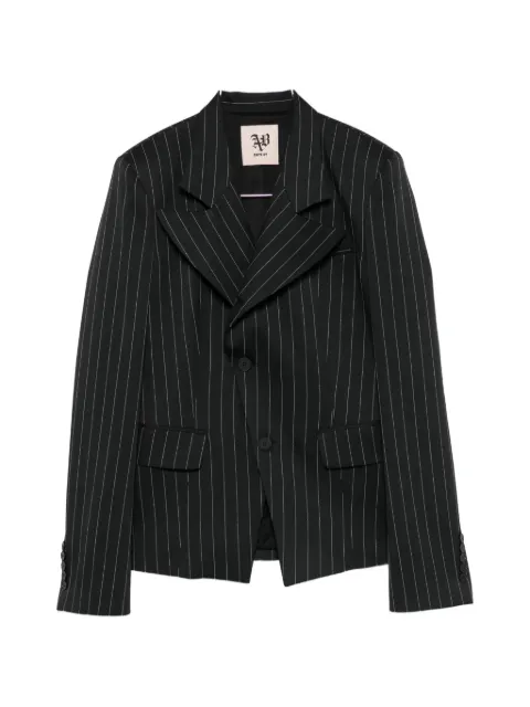 Aniye By pinstripe-pattern double-lapel jacket