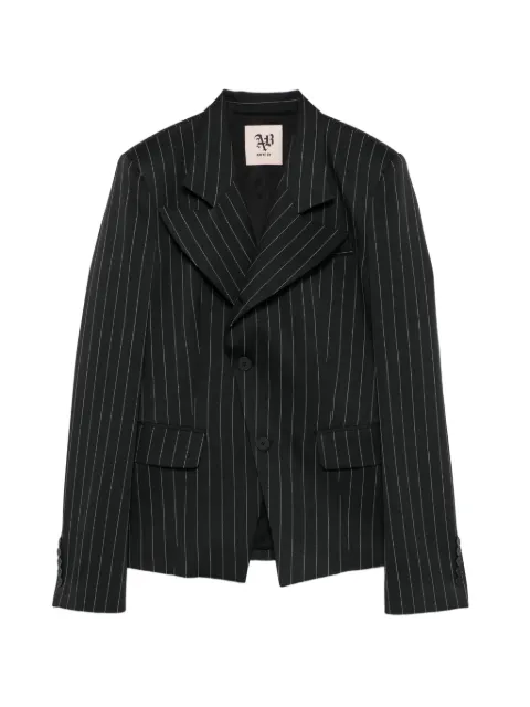 Aniye By pinstripe-pattern double-lapel jacket