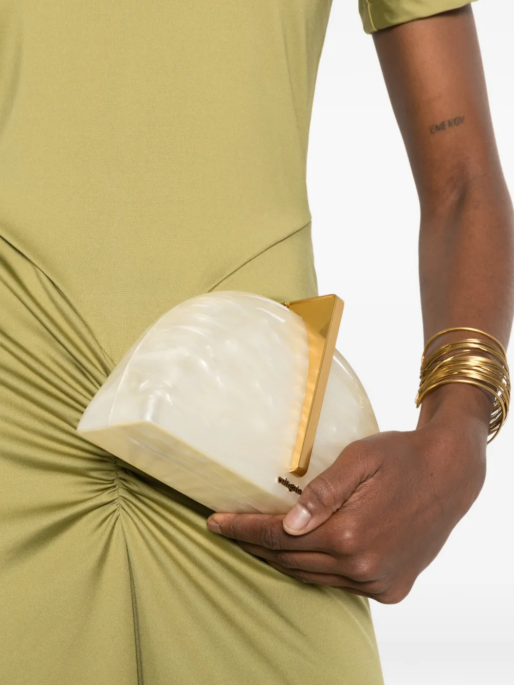 Cult Gaia Laguna clutch bag - Toni neutri
