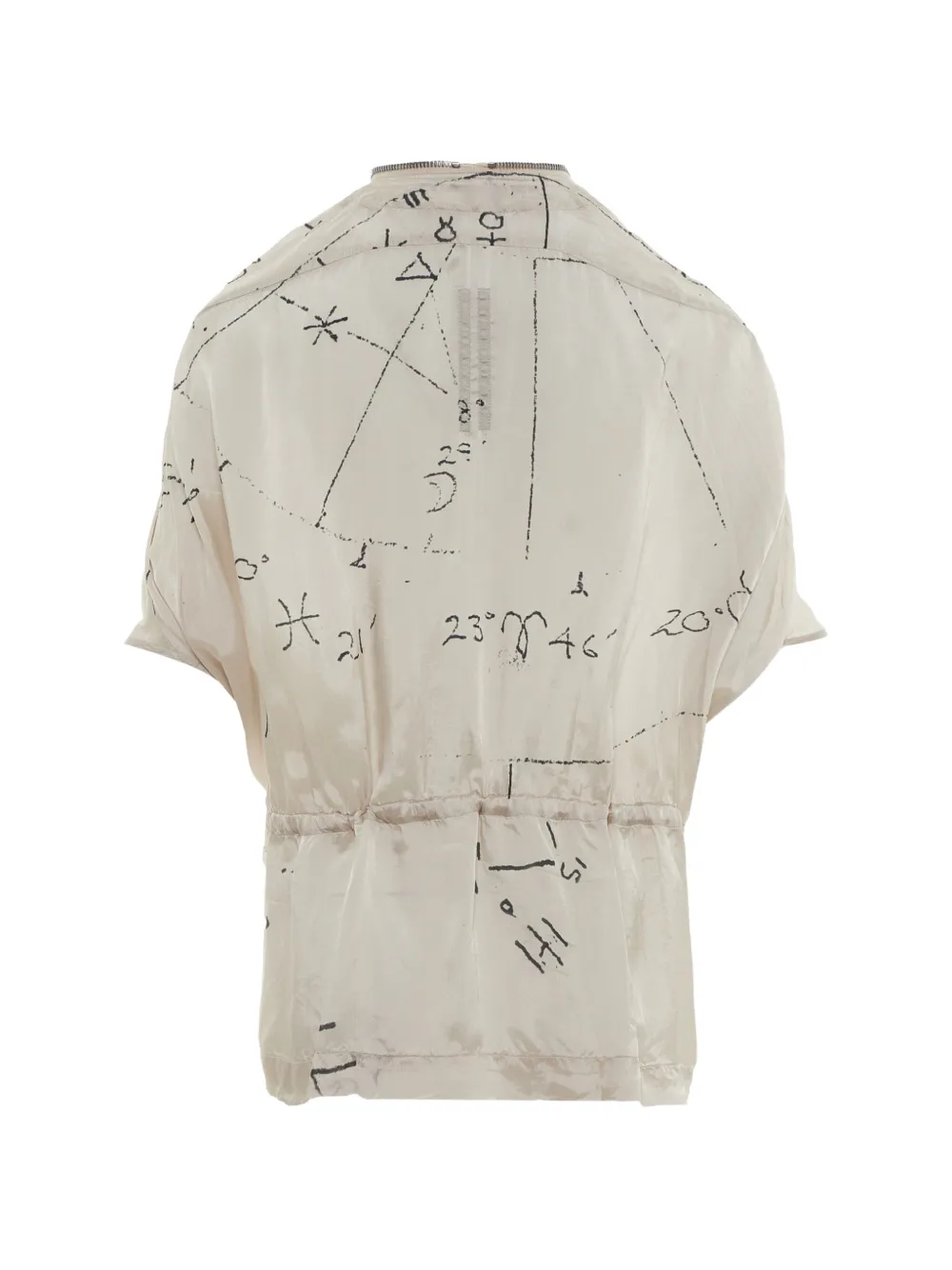  Rick Owens Sail Graphic-print Drawstring Jacket - Neutro 