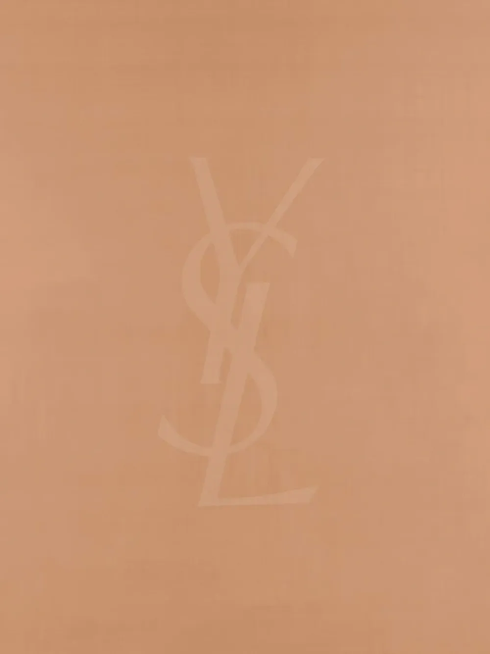  Saint Laurent Cassandre Square Scarf - Neutrals 