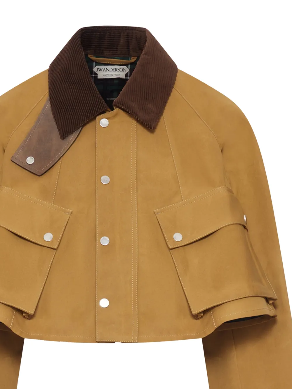  Jw Anderson Contrast Collar Barn Jacket - Neutrals 