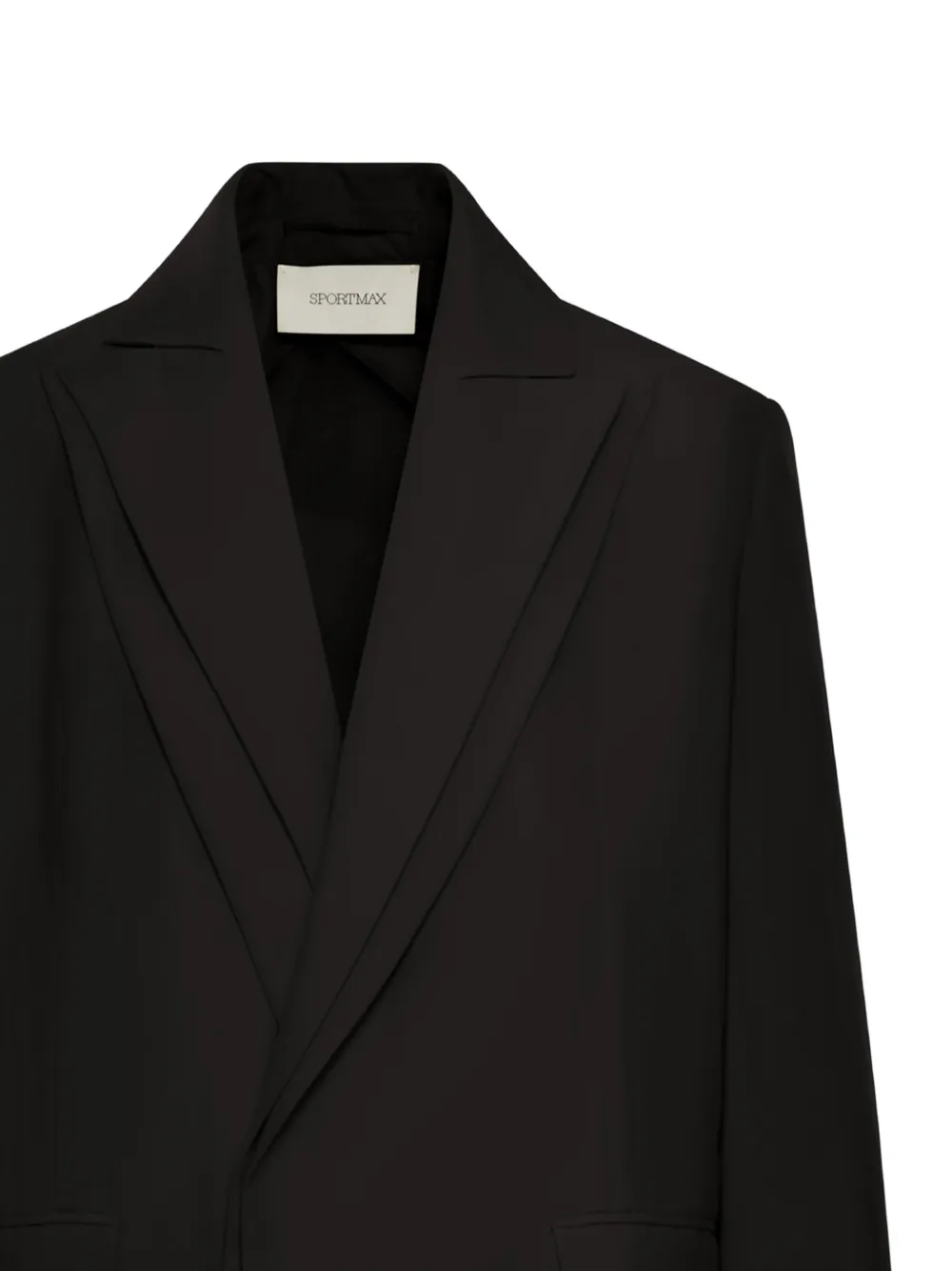  Sportmax Buttoned Blazer - Black 