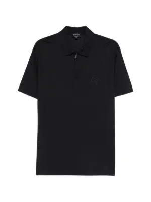 AMIRI MA Quad Polo Shirt | Black | FARFETCH