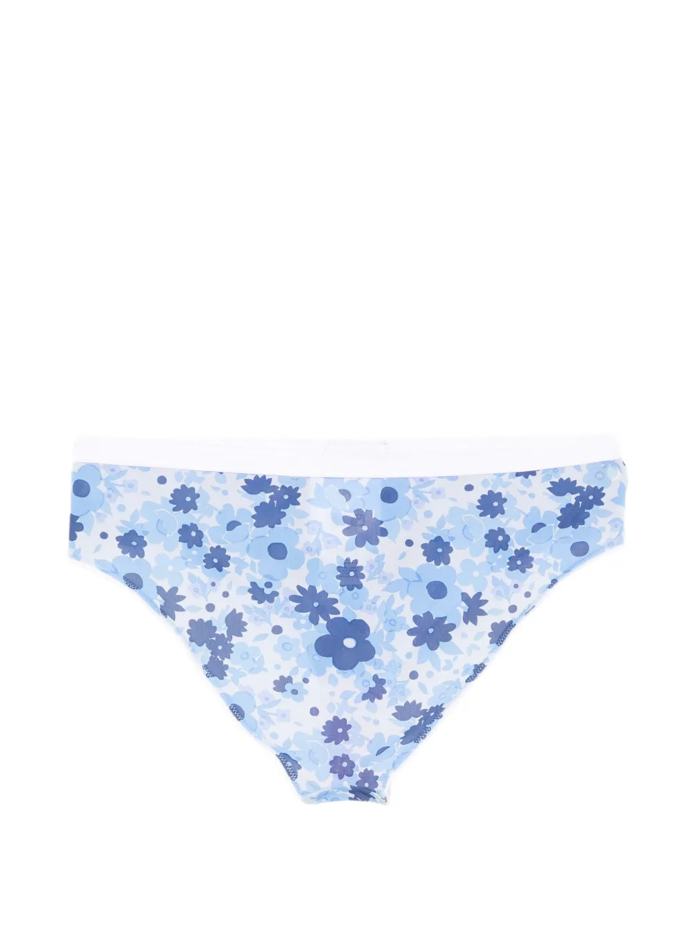 Miu Slip met bloemenprint Blauw