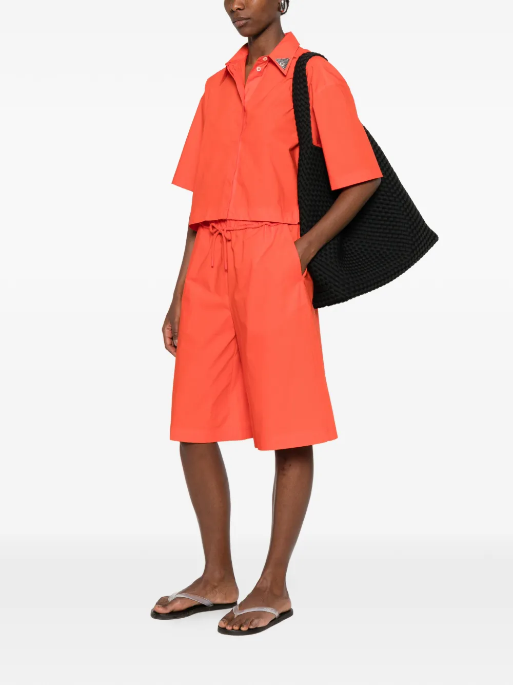 PINKO Shorts met trekkoord Oranje