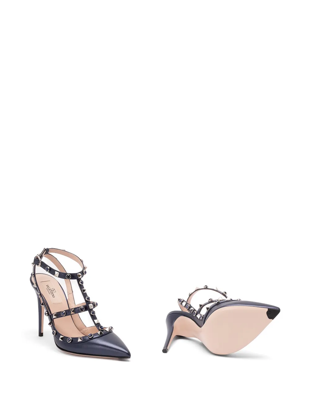 Valentino Garavani Rockstud pumps Blauw