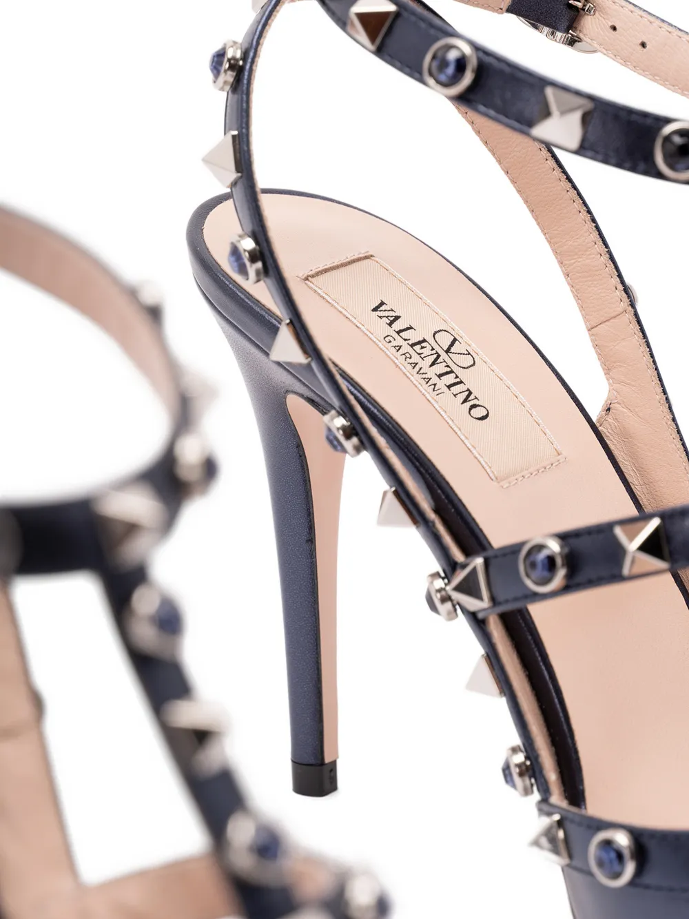 Valentino Garavani Rockstud pumps Blauw