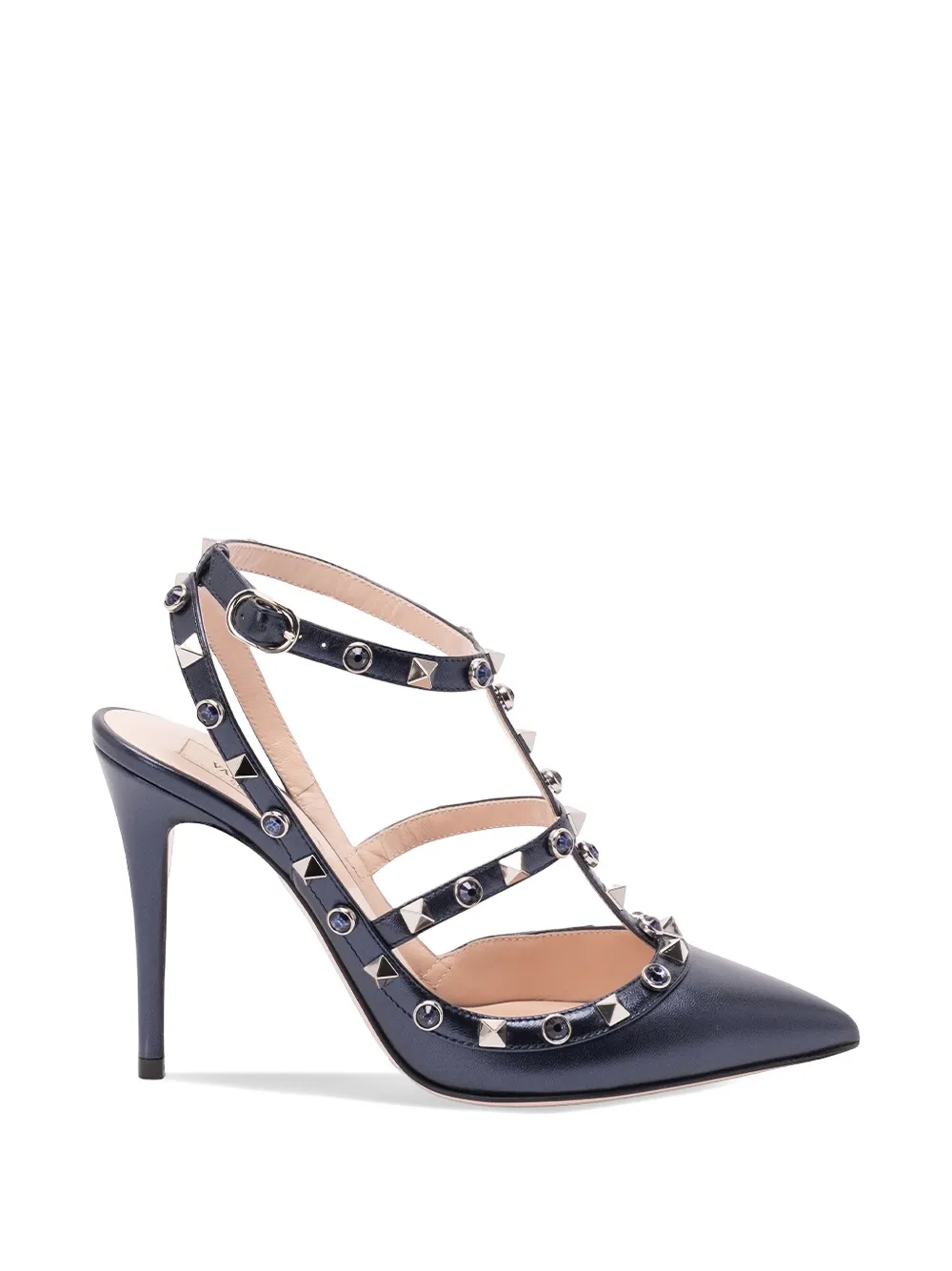 Valentino Garavani Rockstud pumps Blauw