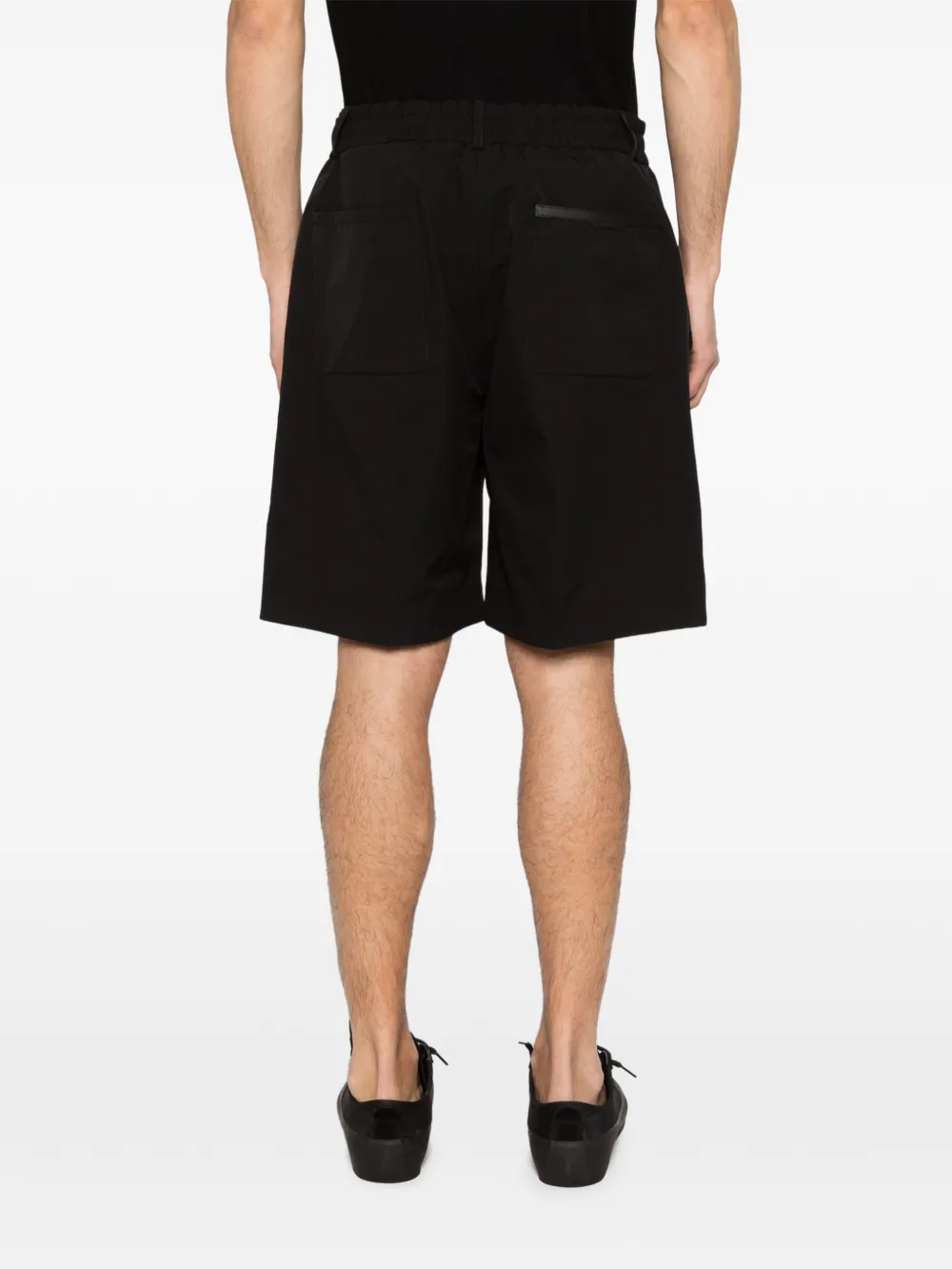 Moncler Elastische shorts Zwart