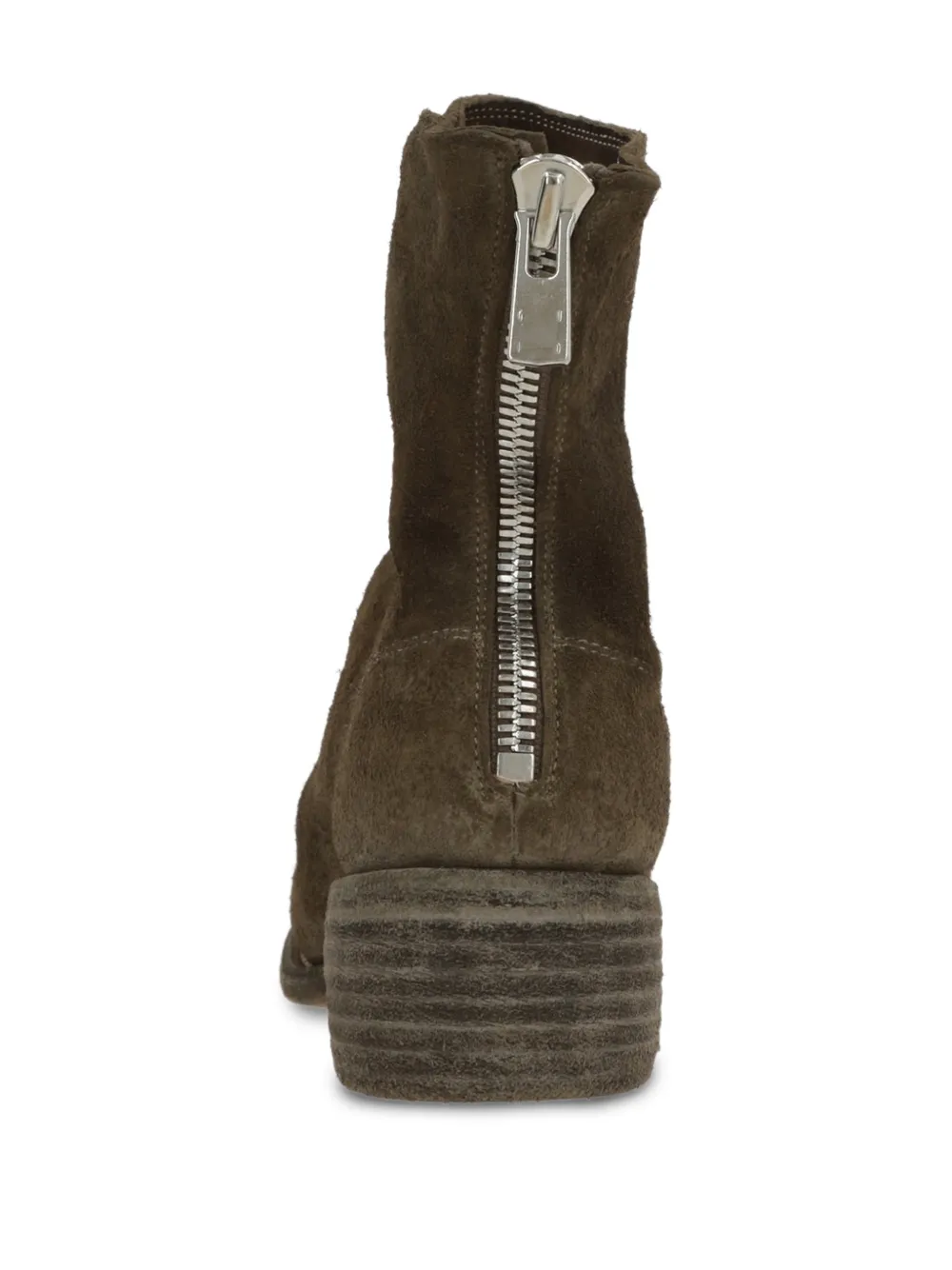  Guidi Botines Con Cremallera - Marrón 
