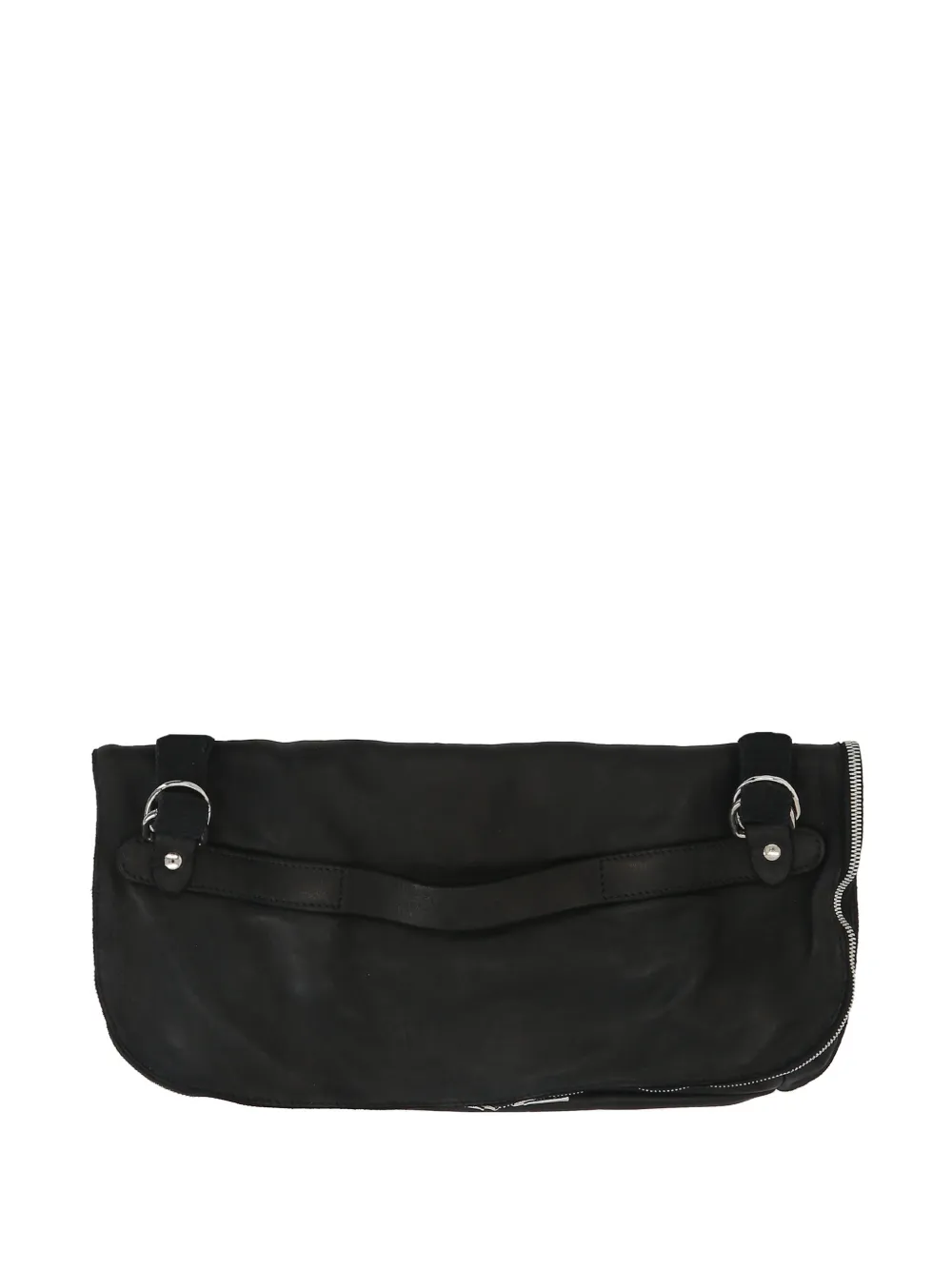 Guidi leather shoulder bag - Nero