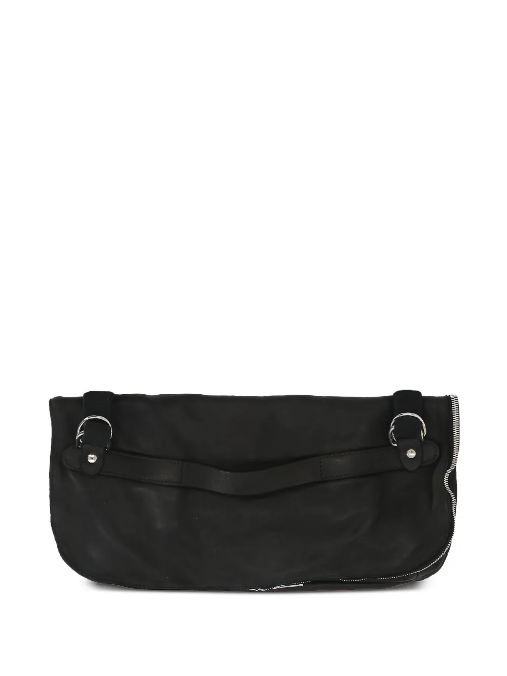 Guidi leather shoulder bag - Nero