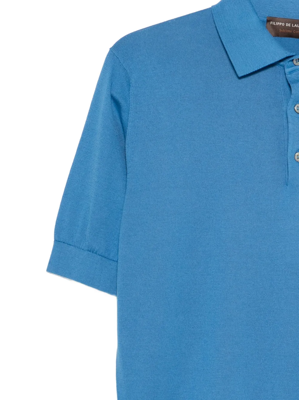 Filippo De Laurentiis Katoenen poloshirt Blauw