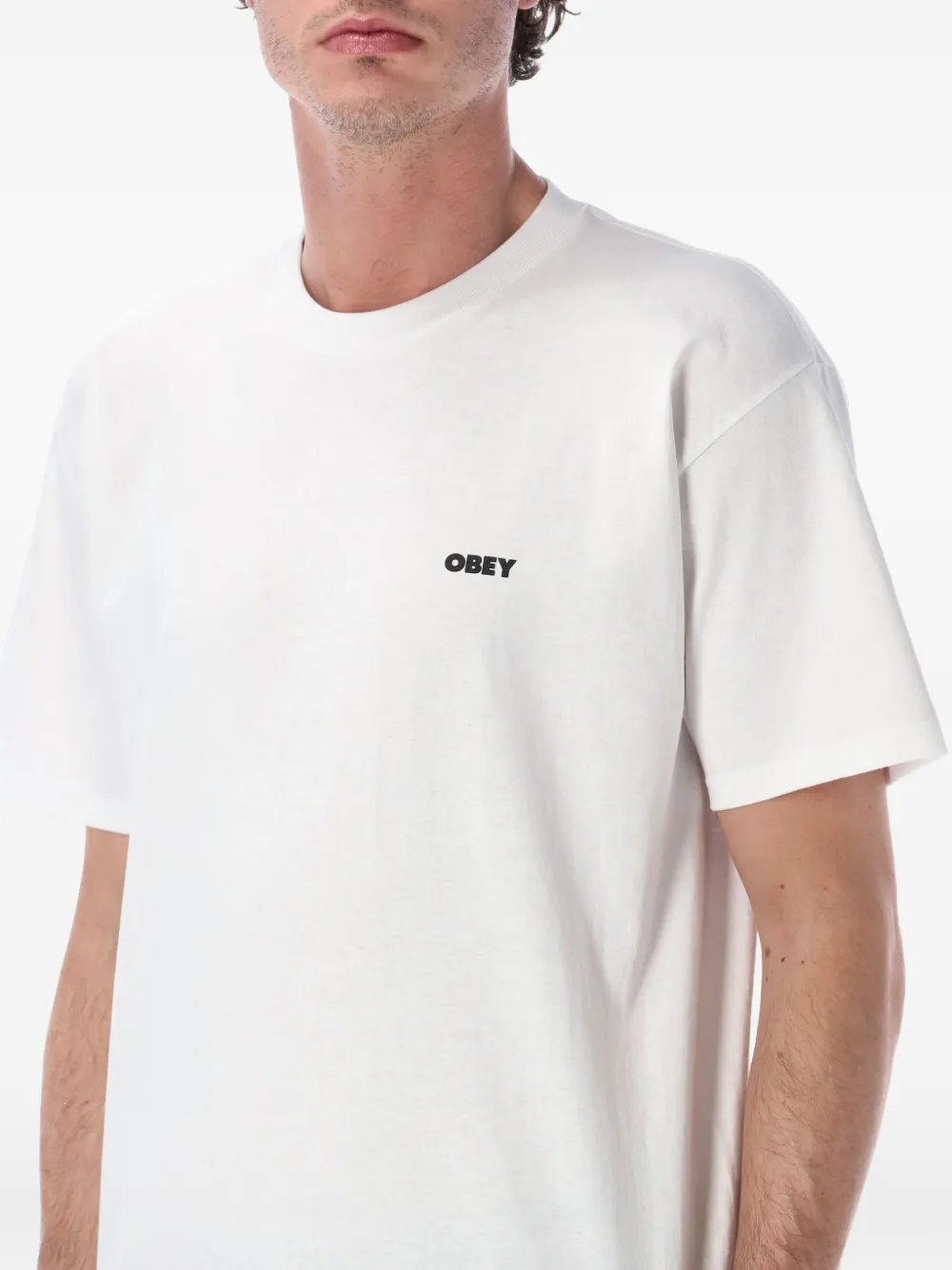 Obey T-shirt Wit