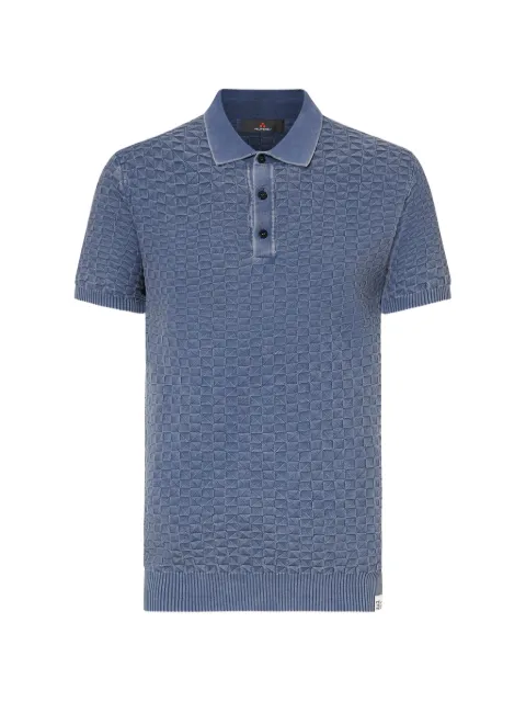 Peuterey textured polo shirt