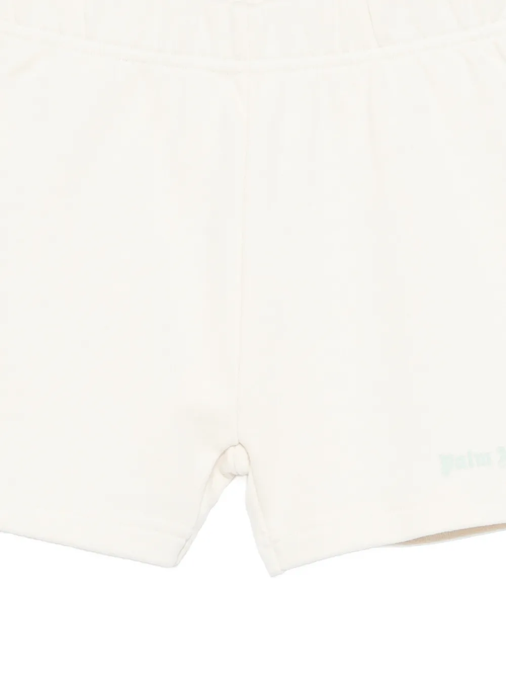 Palm Angels Kids Shorts met logoprint Beige
