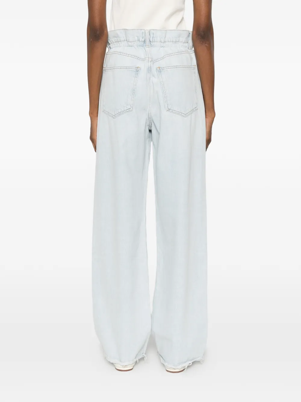AGOLDE Jeans met gerafelde zoom Blauw
