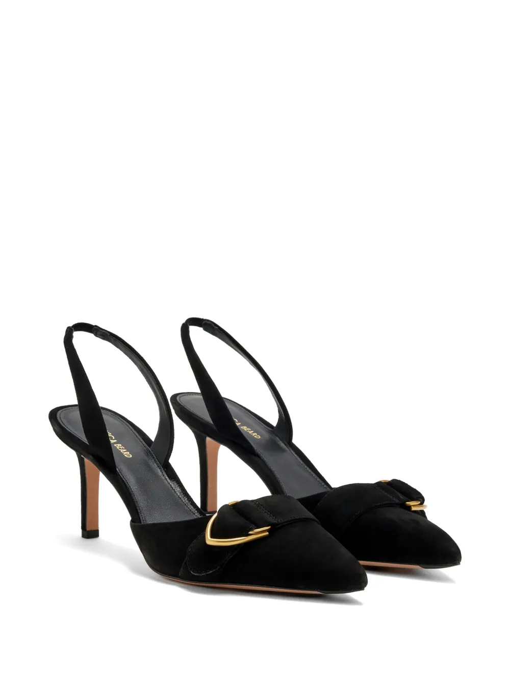 Veronica Beard Loralyn slingback pumps met gesp Zwart