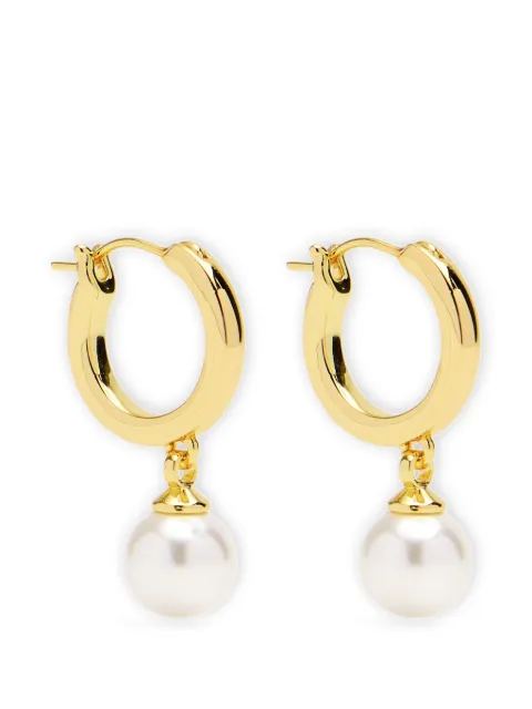 Self-Portrait pearl drop earrings