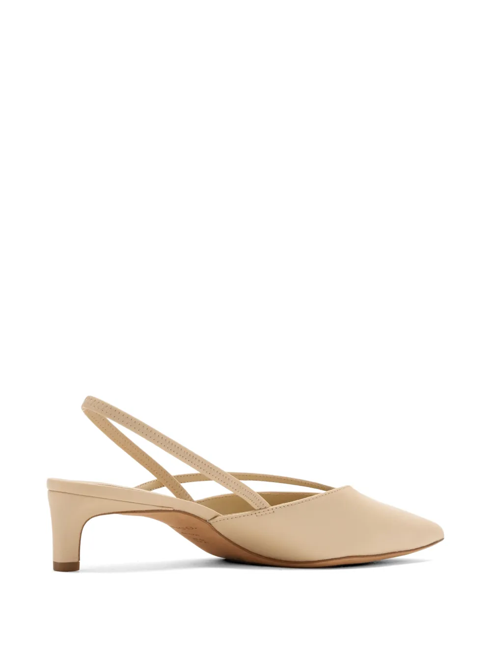 Vince Slingback pumps met gekruist detail Beige