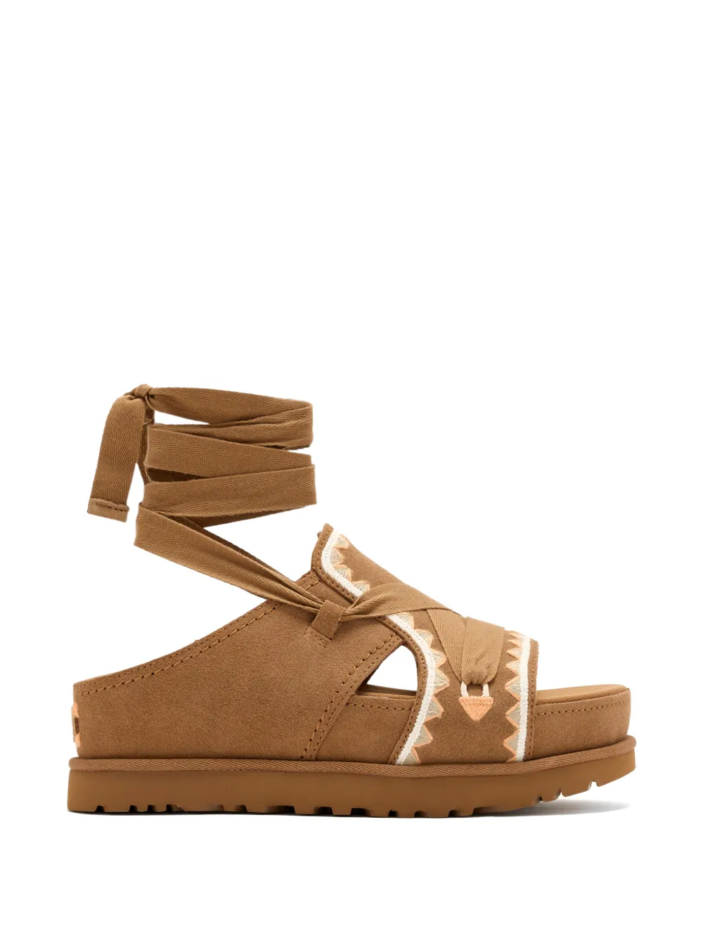 UGG Goldenstar Hi Artistitch sandals - Marrone