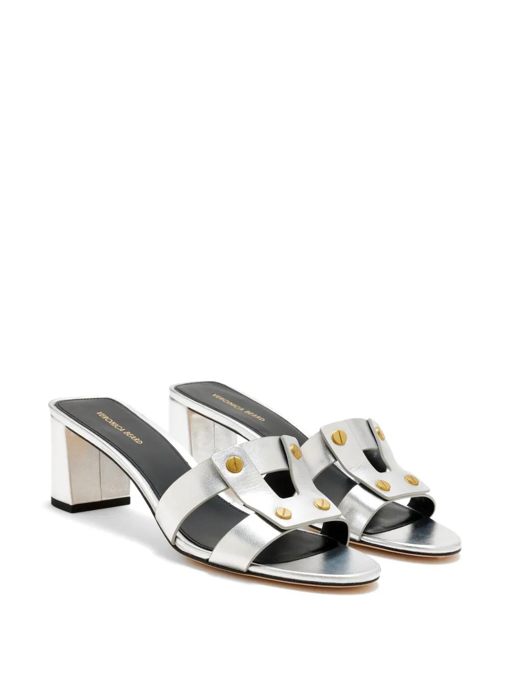 Veronica Beard Via sandalen met bandje Zilver