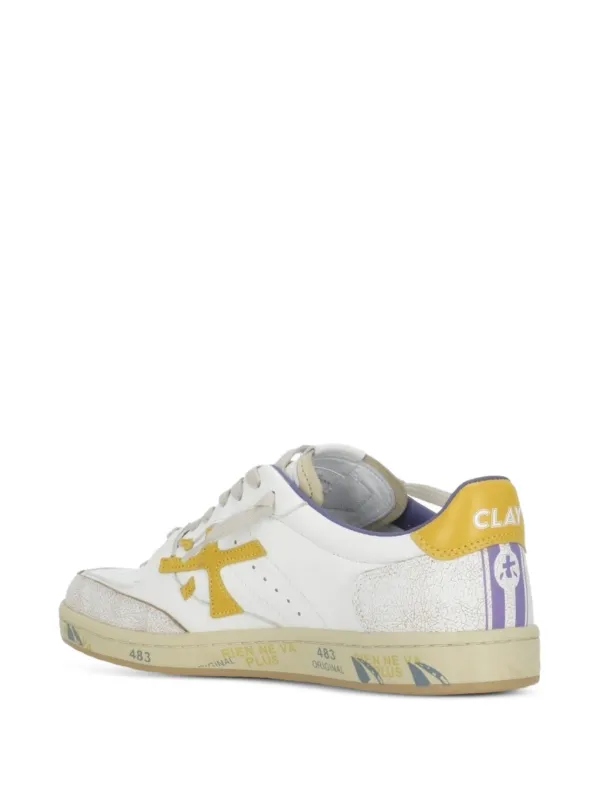 Premiata BSKT Clay レザースニーカー | ホワイト | FARFETCH JP