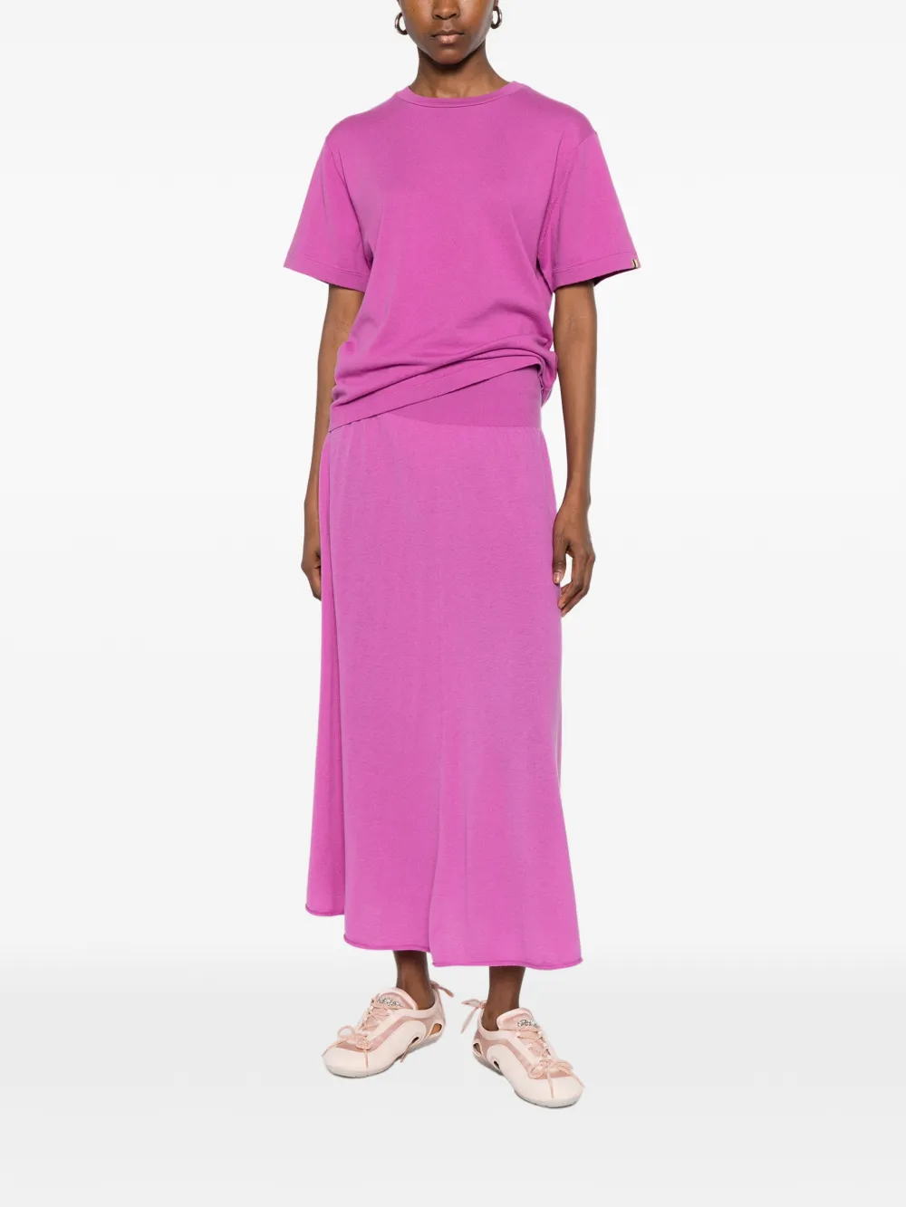 extreme cashmere Midi-rok Roze