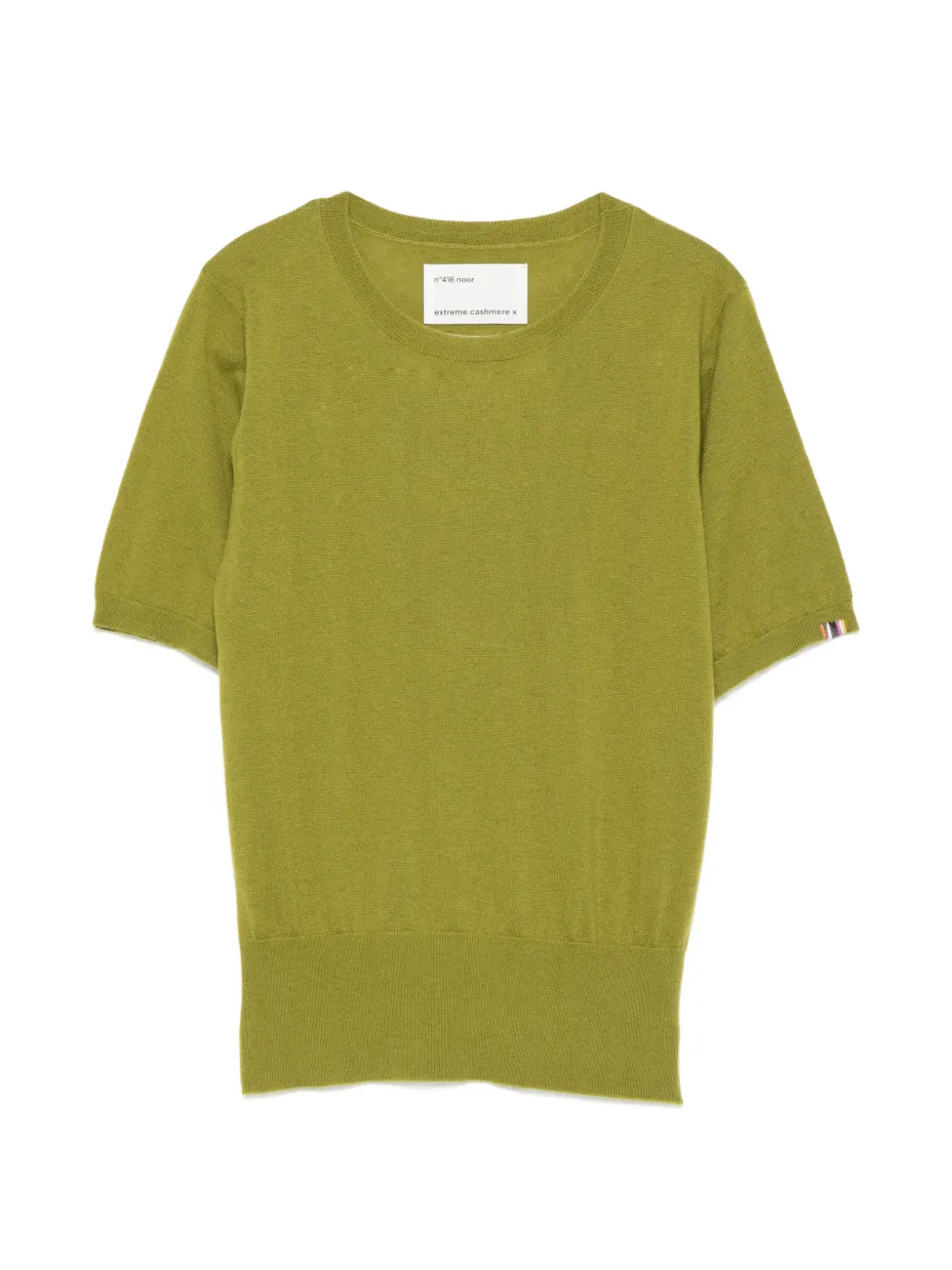 extreme cashmere Noor short-sleeve T-shirt - Verde