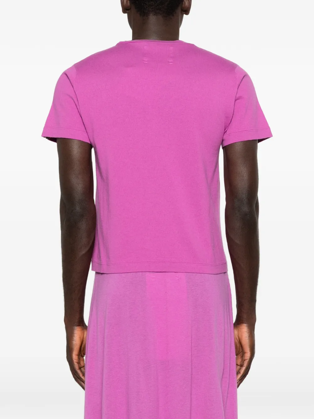 extreme cashmere Cuba fijngebreid T-shirt Roze