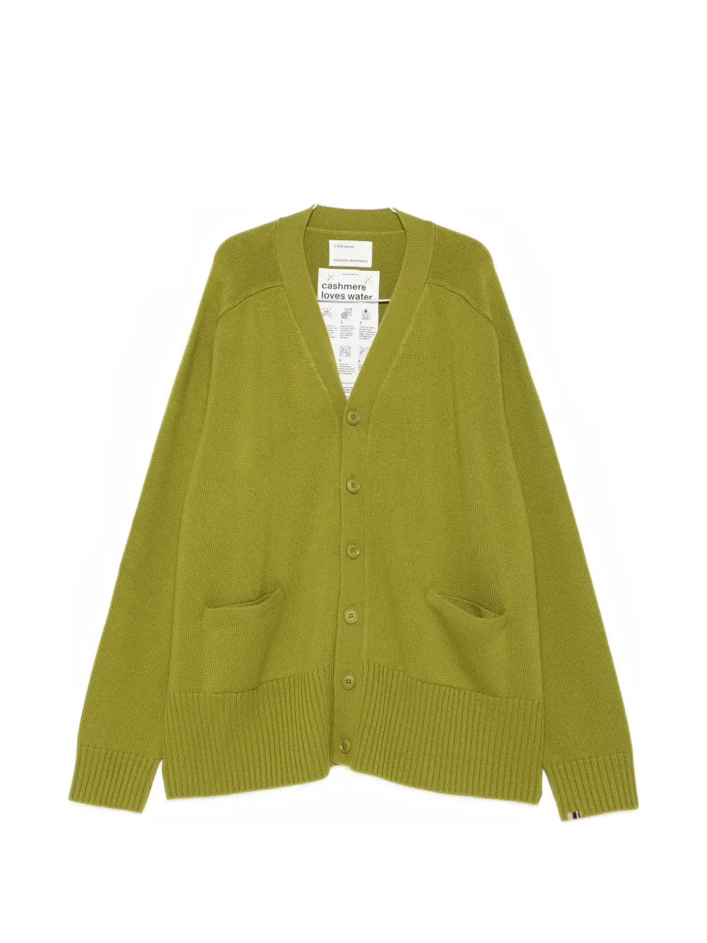 extreme cashmere Taurus pocket cardigan - Verde