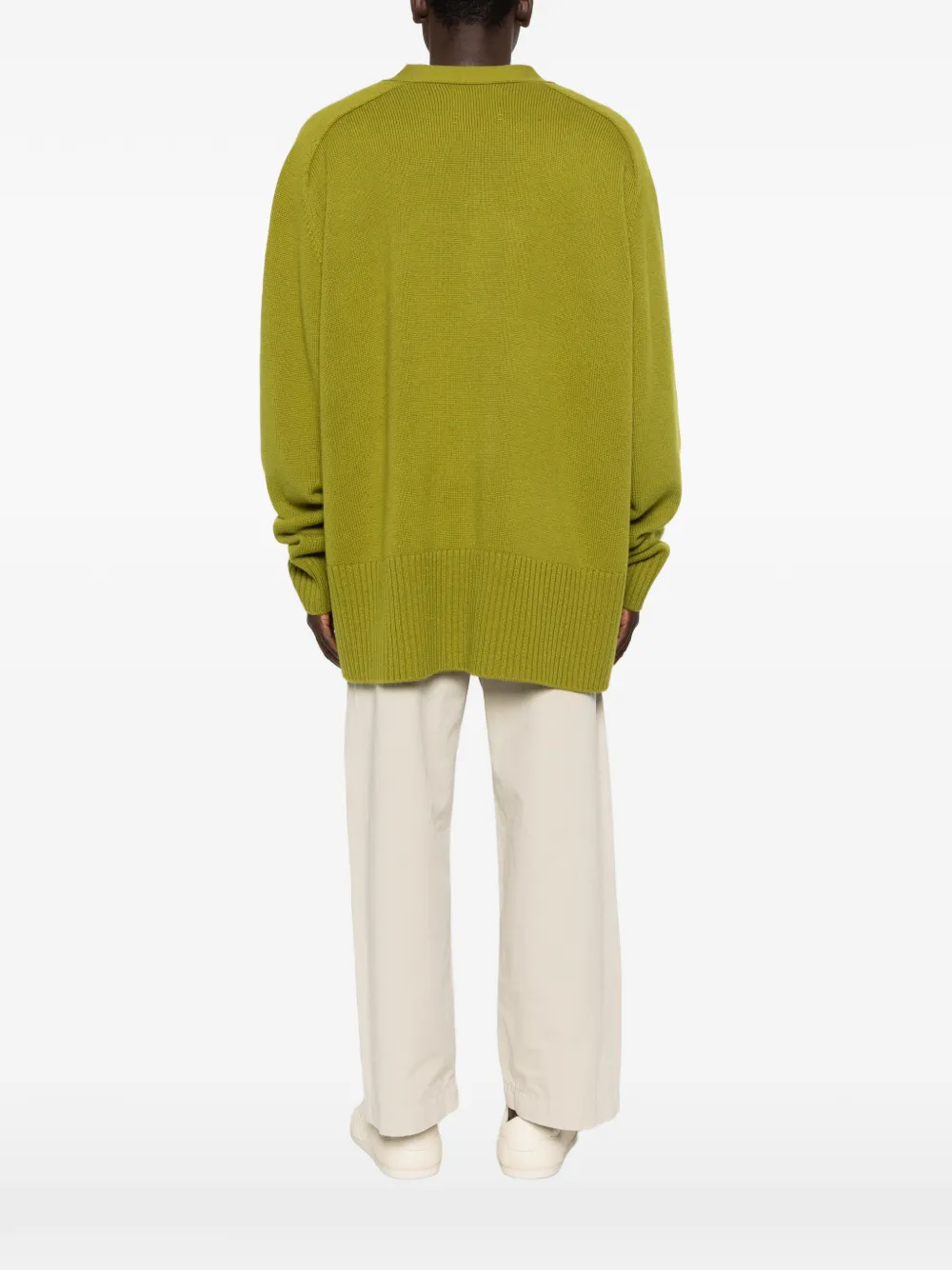 extreme cashmere Taurus vest met zak Groen