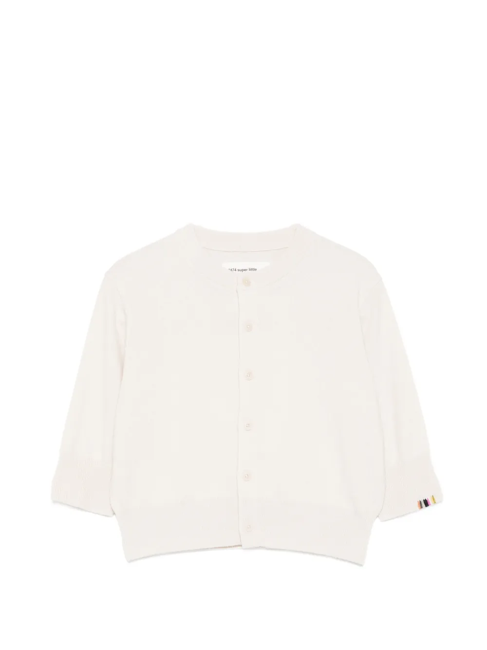 extreme cashmere Super Little buttoned cardigan - Toni neutri