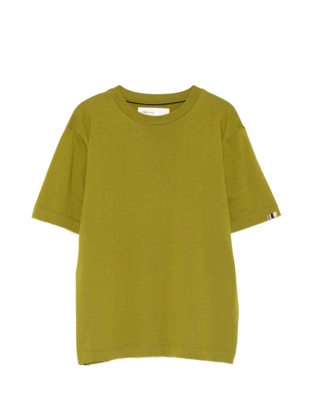 extreme cashmere Cuba round-neck T-shirt - Verde